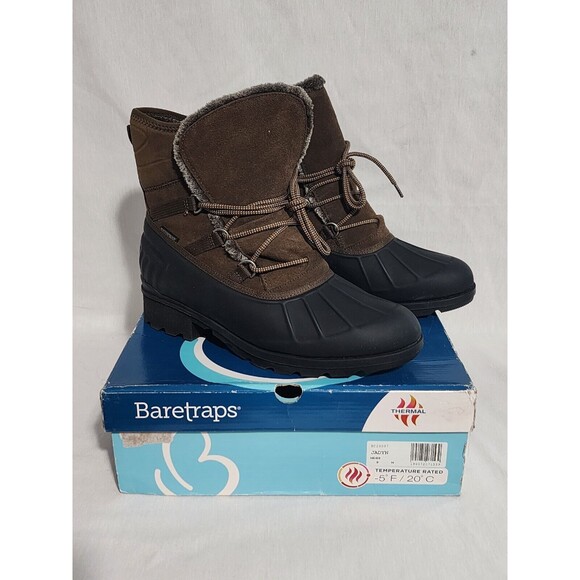 Baretraps Jadyn Thermal Boots Size 9 M Brown Black - Picture 2 of 14